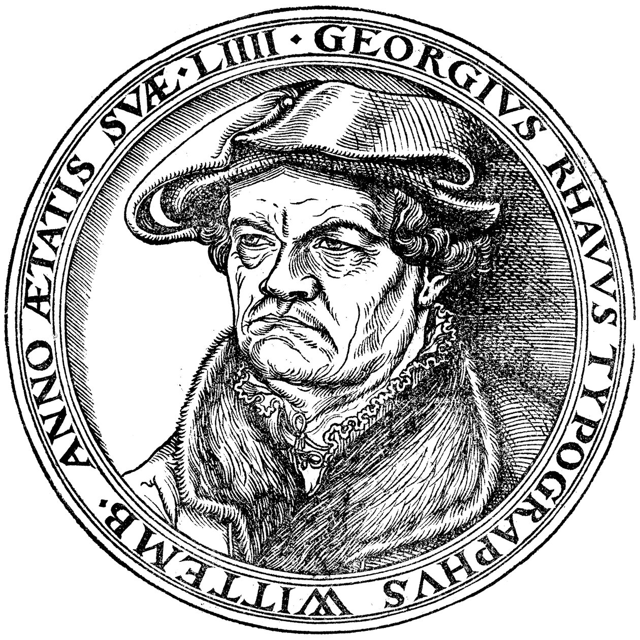 Georg Rhau (1488-1548) de Lucas Cranach the Elder