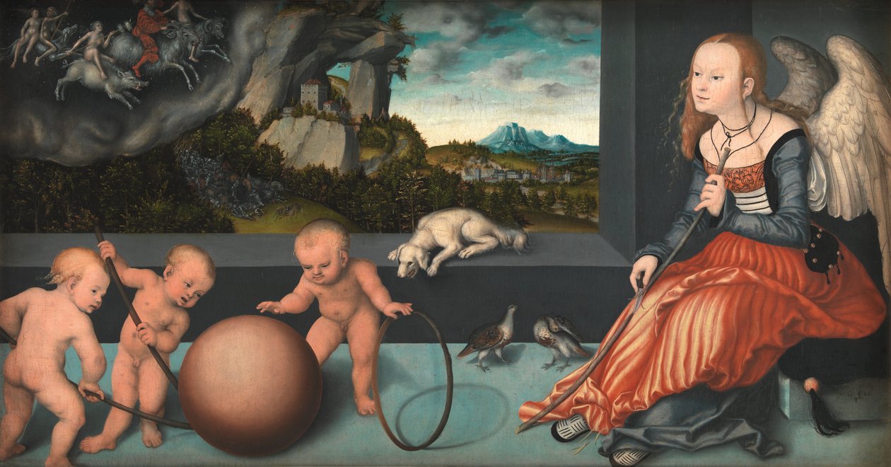 Alemán: Melancholia Melancolía de Lucas Cranach the Elder