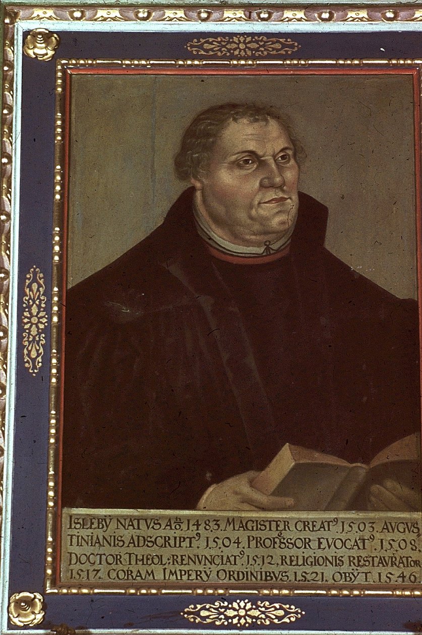 Retrato de Martín Lutero de Lucas Cranach the Elder