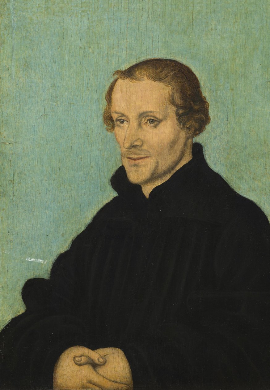 Retrato de Philipp Melanchton de Lucas Cranach the Elder