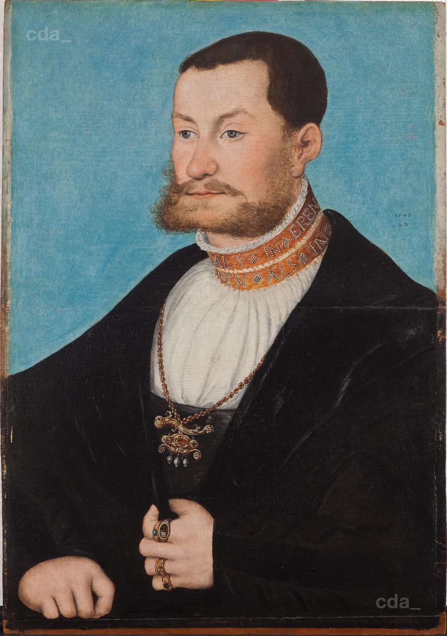 Retrato del príncipe Joaquín de Lucas Cranach the Elder
