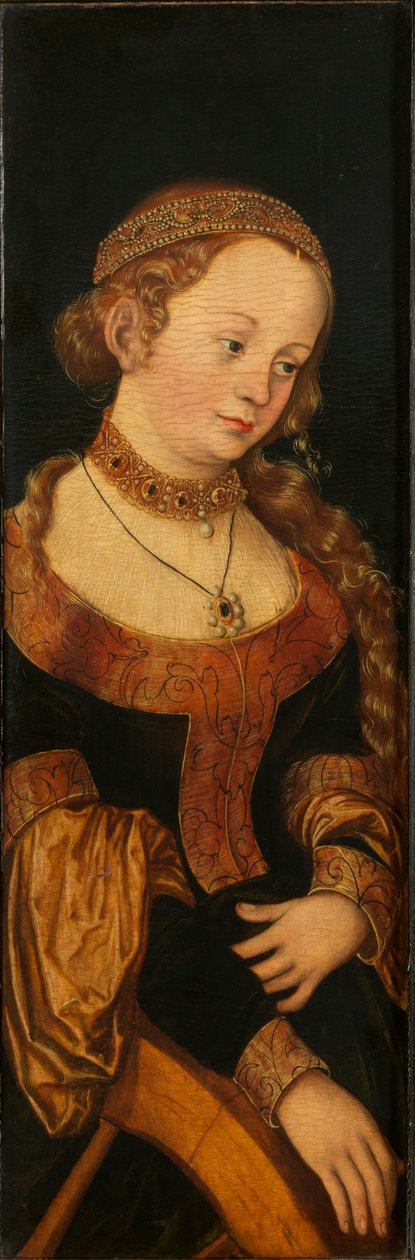 Santa Catalina, principios del siglo XVI de Lucas Cranach the Elder