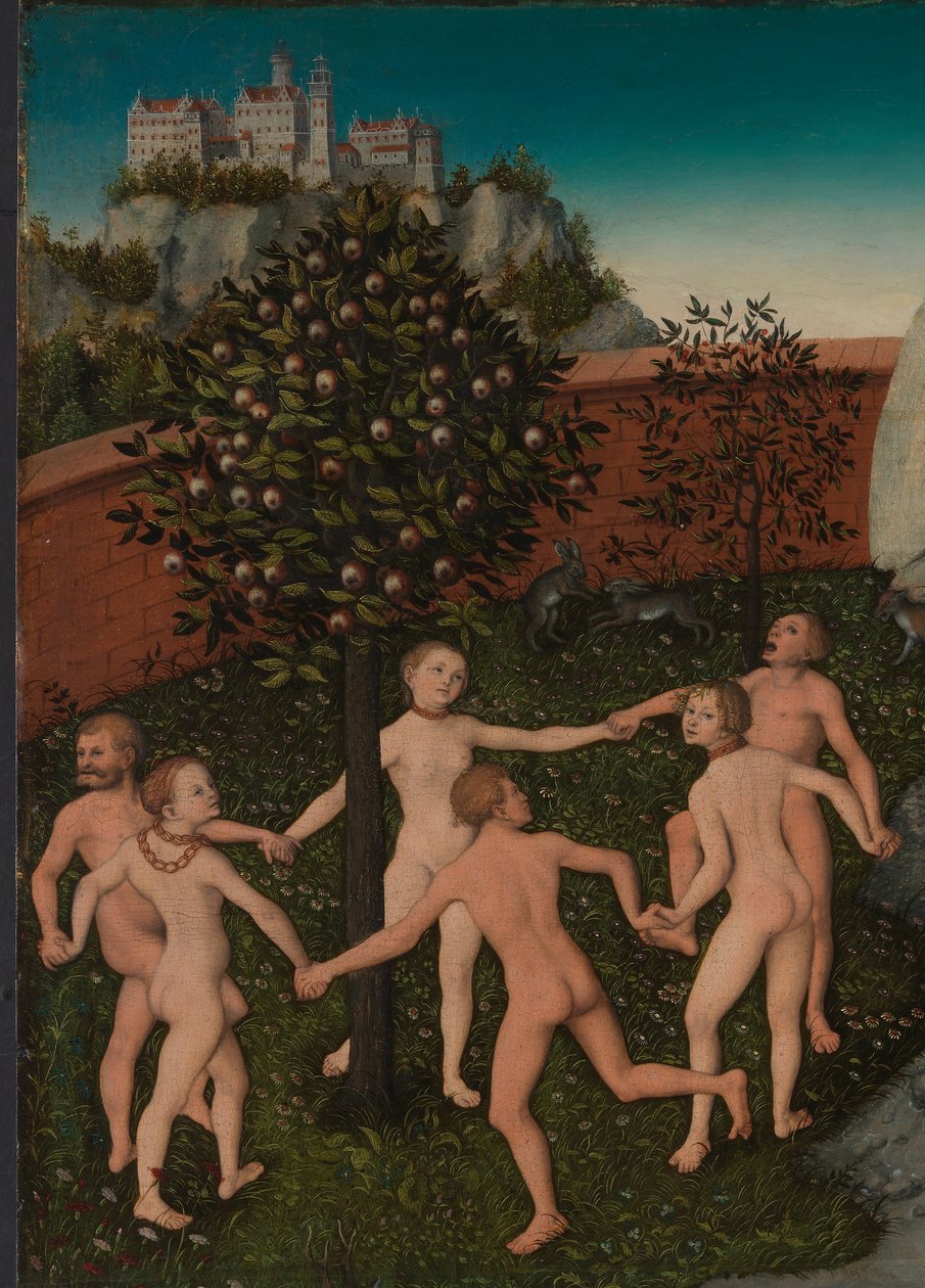 La Edad de Oro (detalle) de Lucas Cranach the Elder