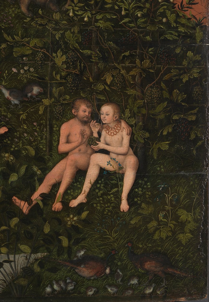 La edad de oro (detalle) de Lucas Cranach the Elder