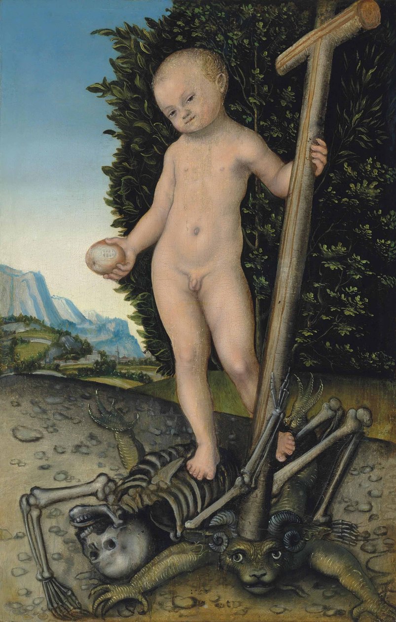 El Niño Jesús Redentor de Lucas Cranach the Elder