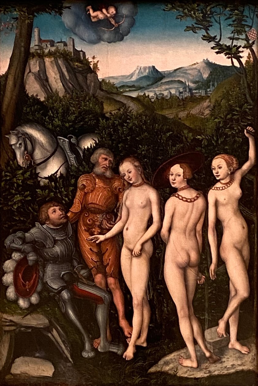 El Juicio de París de Lucas Cranach the Elder