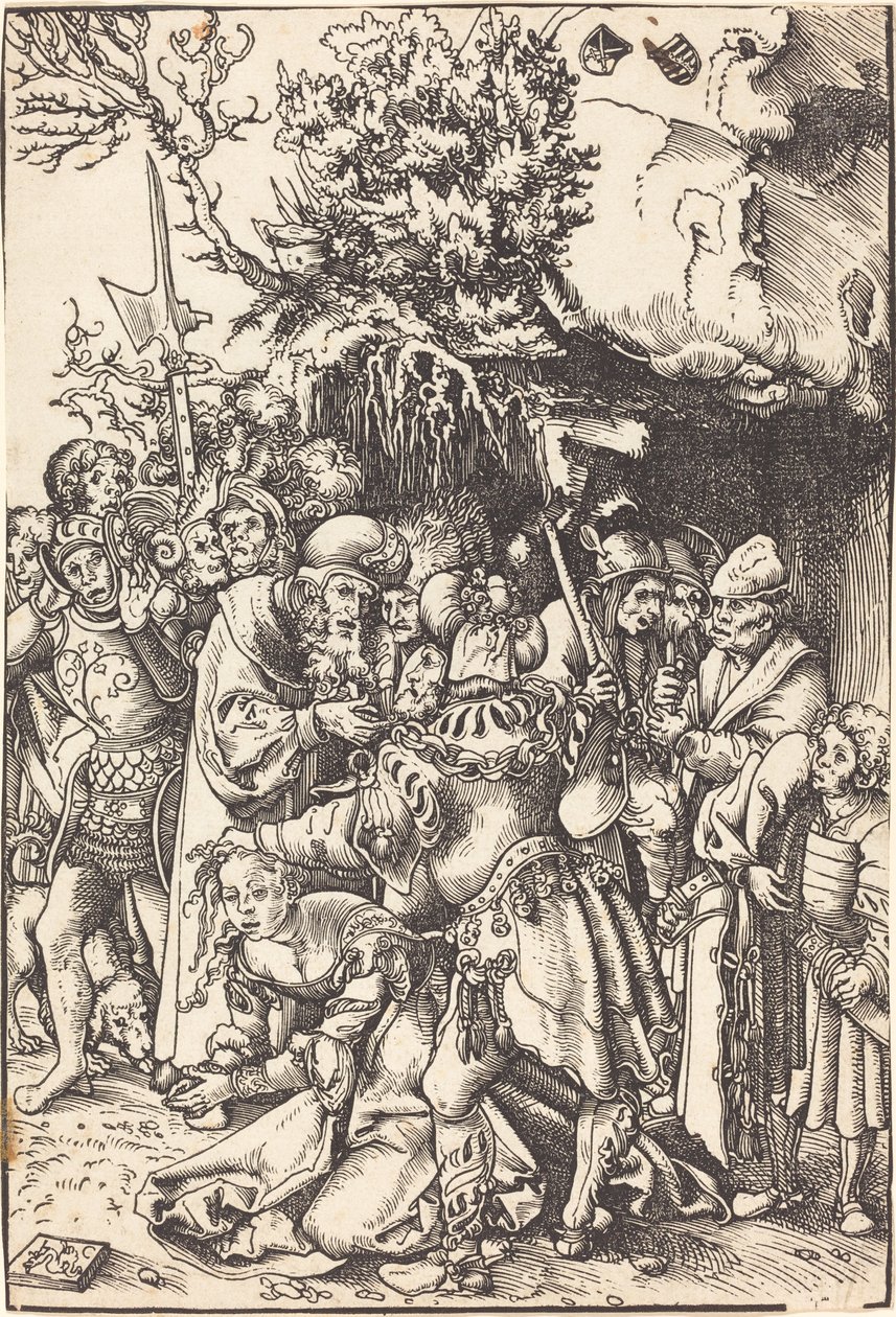 El Martirio de Santa Bárbara de Lucas Cranach the Elder