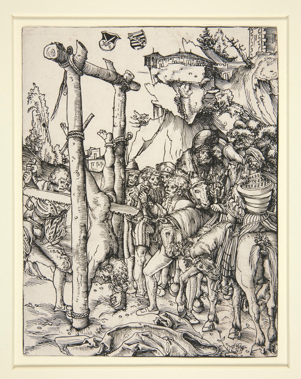 El Martirio de San Simón de Lucas Cranach the Elder