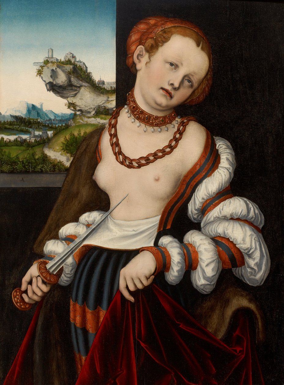El suicidio de Lucrecia de Lucas Cranach the Elder