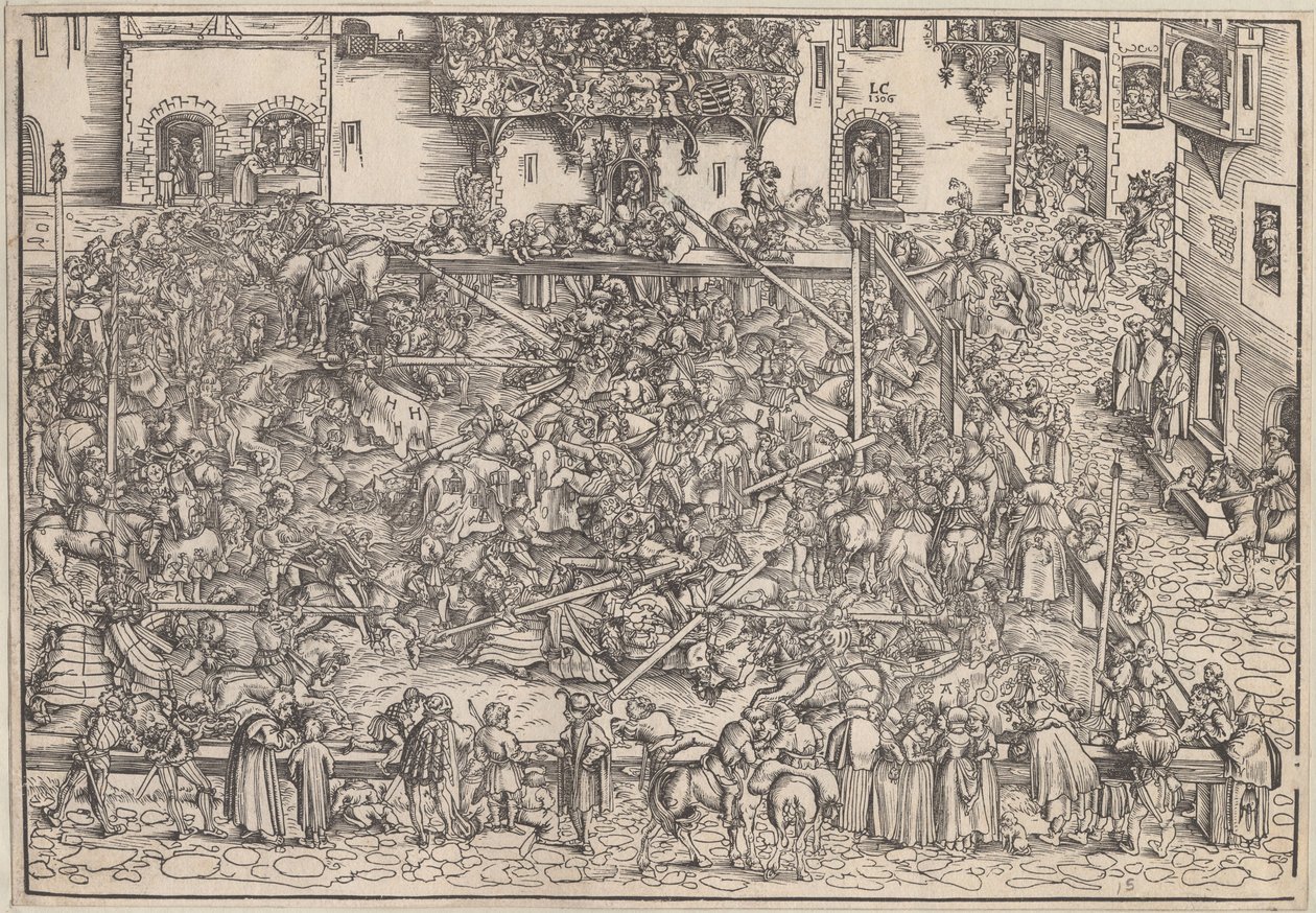 Torneo, 1509 de Lucas Cranach the Elder