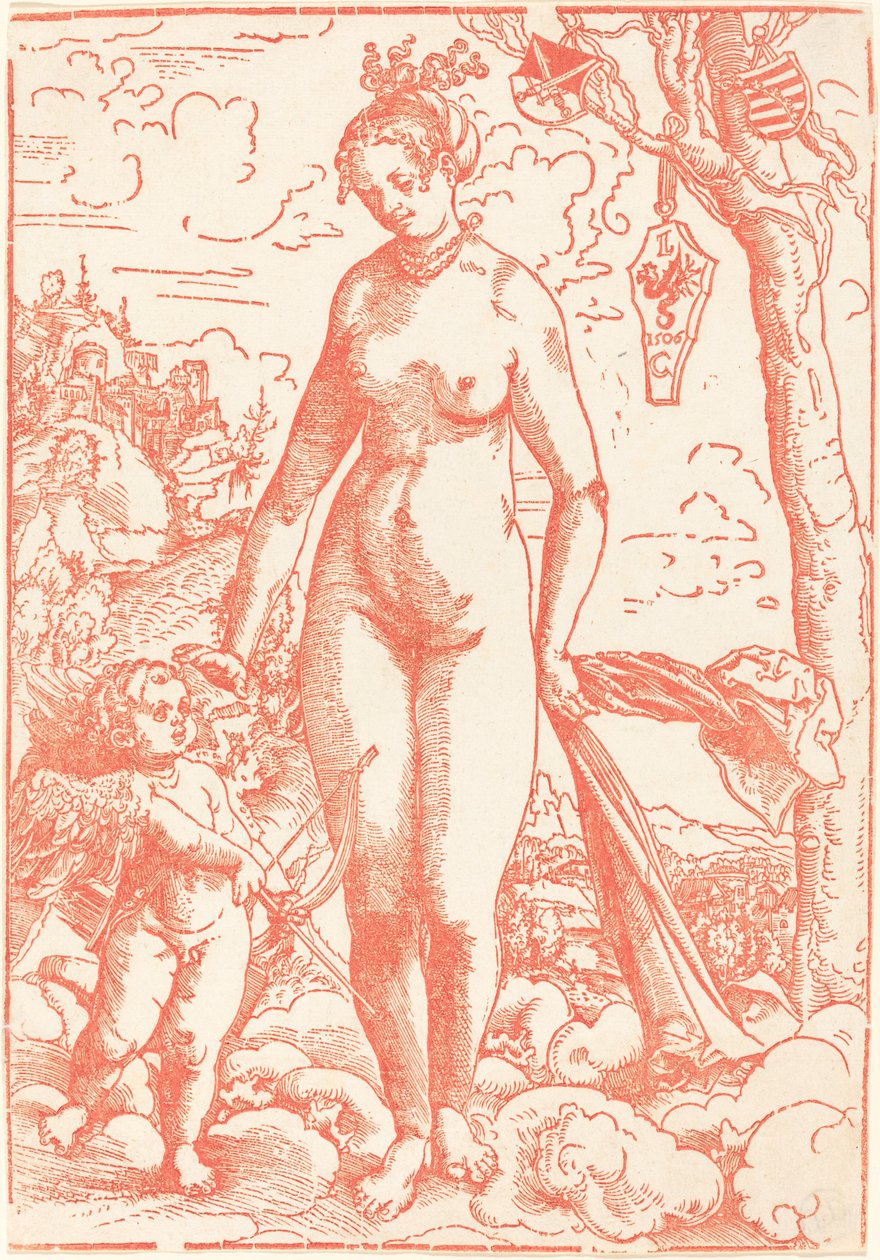 Venus y Cupido de Lucas Cranach the Elder