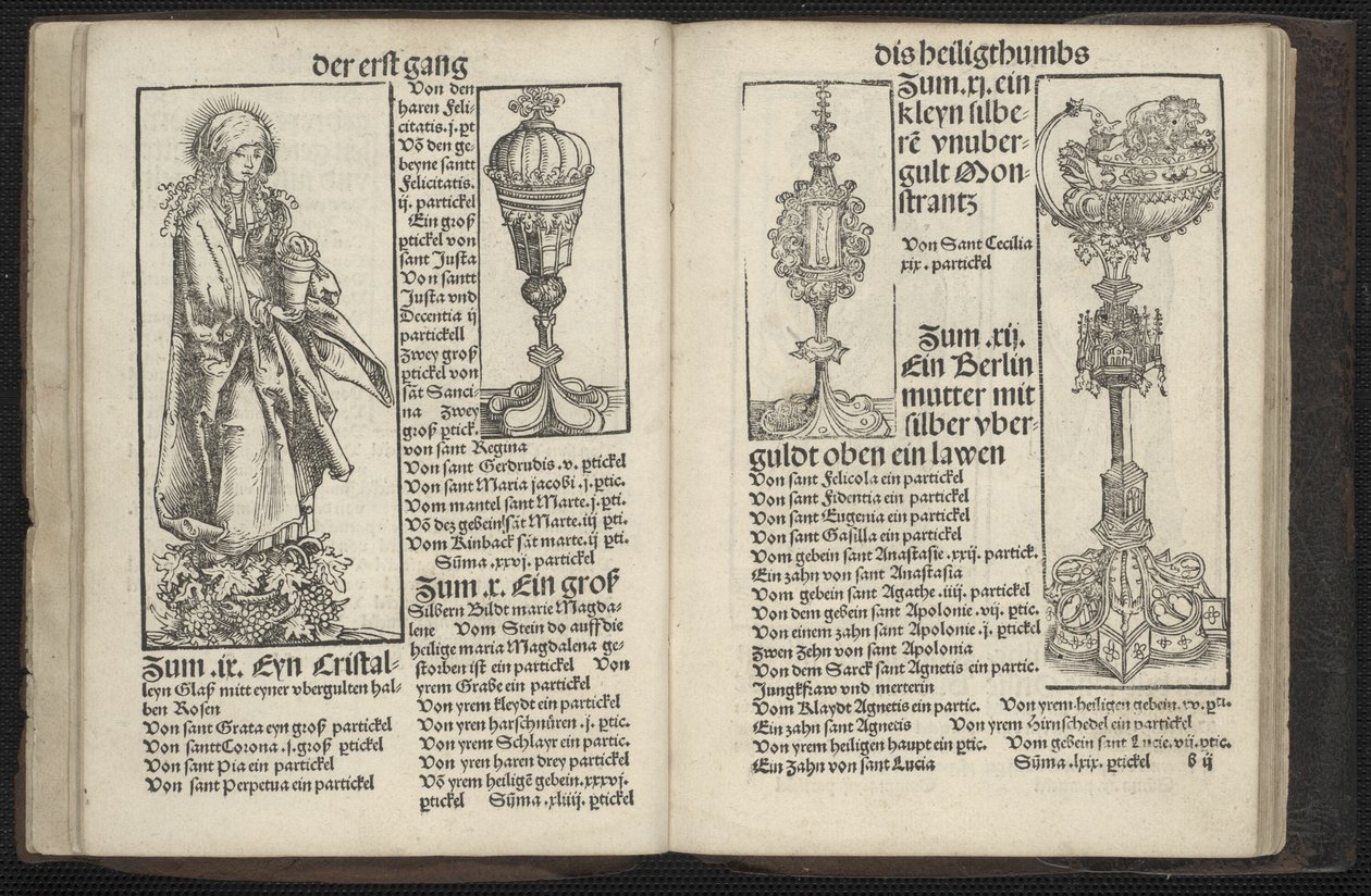 Libro de relicarios de Wittenberg (Wittenberger Heiligthumsbuch) de Lucas Cranach the Elder