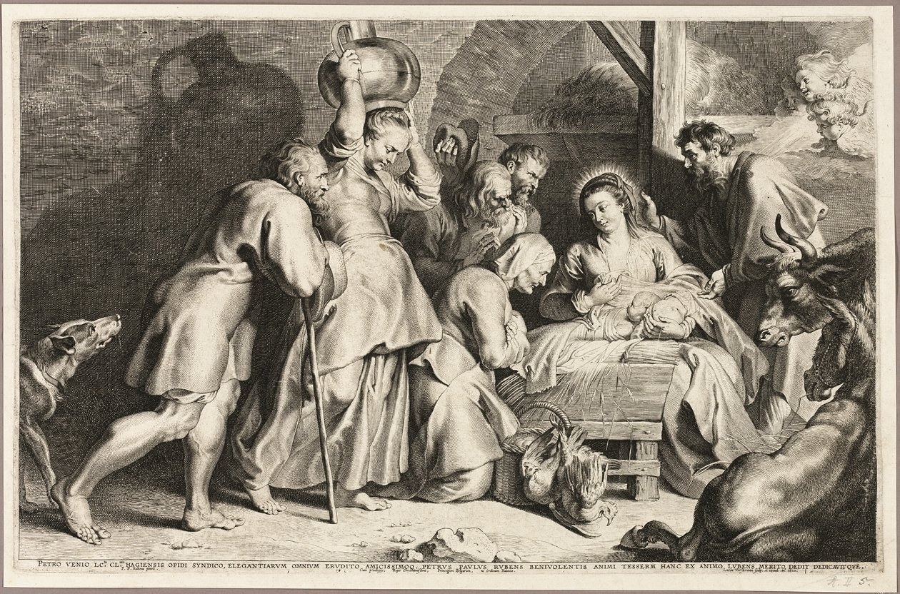 Adoración de los pastores de Lucas Emil Vorsterman