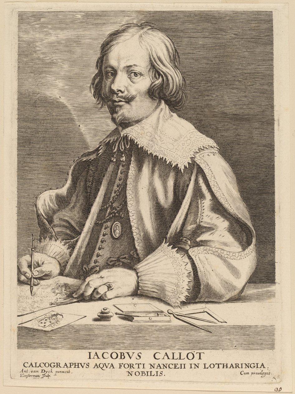 Jacques Callot de Lucas Emil Vorsterman after Sir Anthony van Dyck