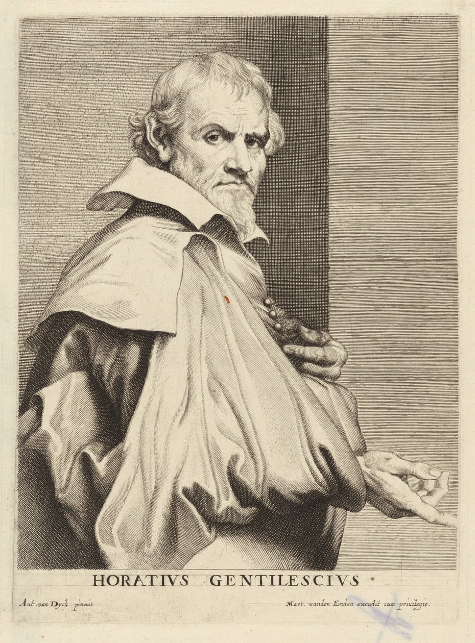 Orazio Gentileschi de Lucas Emil Vorsterman after Sir Anthony van Dyck