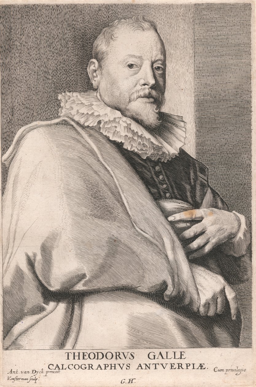 Theodorus Galle, Calcographus Anterpiæ de Lucas Vorsterman