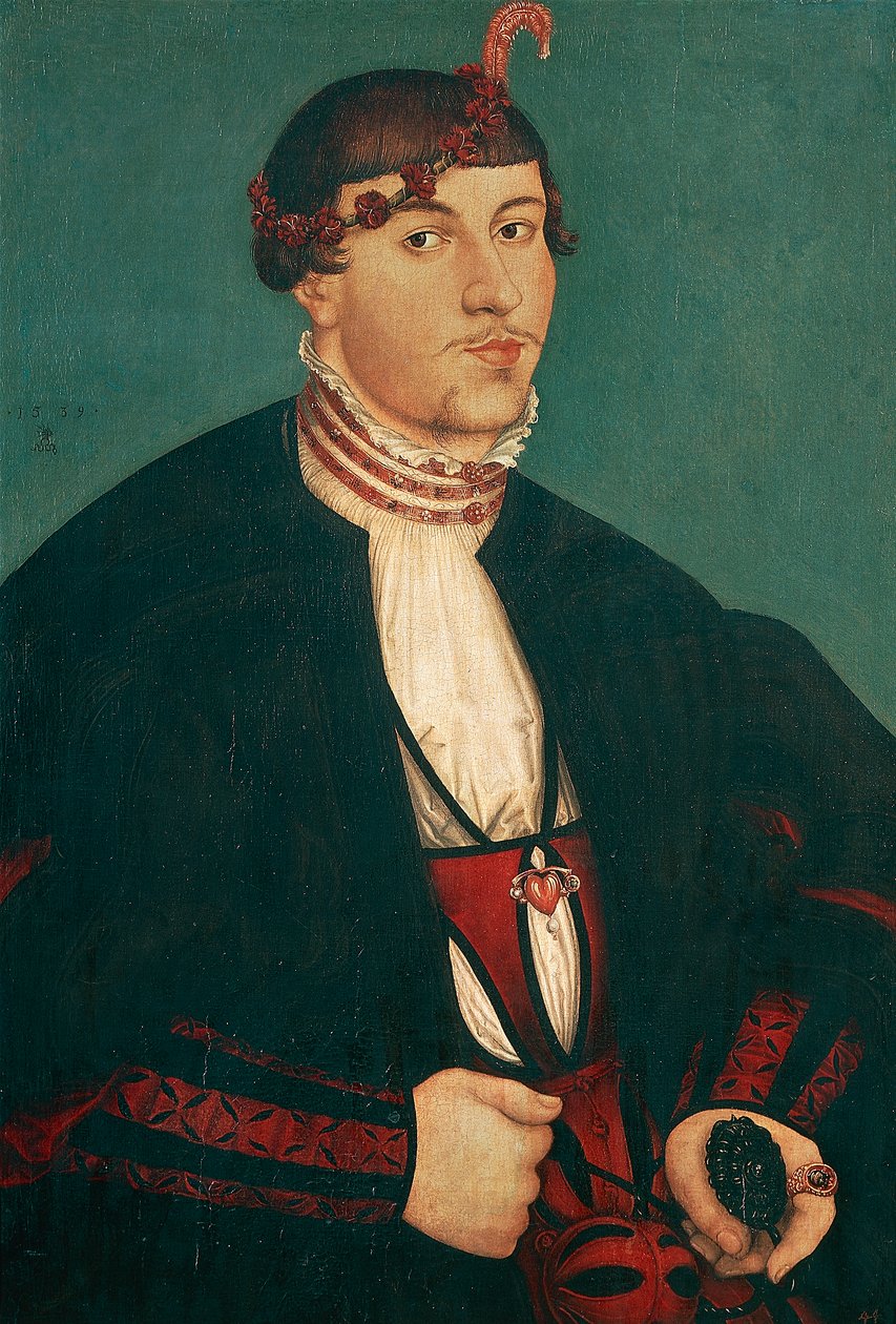 Retrato de joven noble de Lucas the Elder Cranach