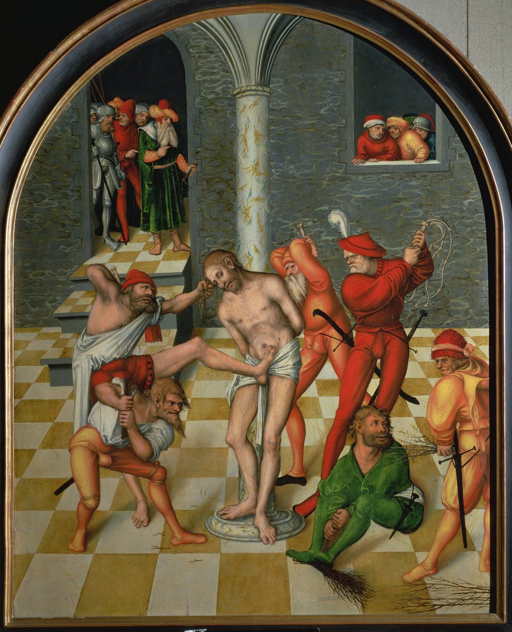 La Flagelación de Cristo de Lucas the Elder Cranach
