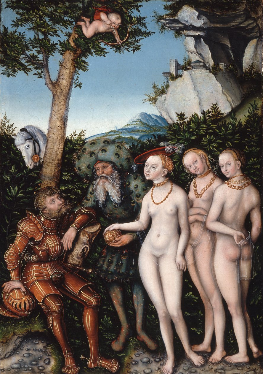 El juicio de París de Lucas the Elder Cranach
