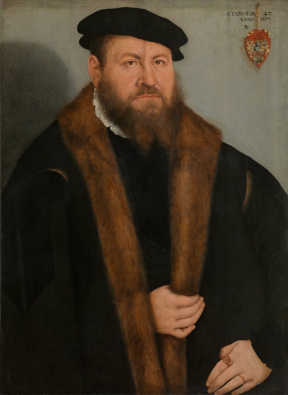 Retrato de un hombre de Lucas the Younger Cranach