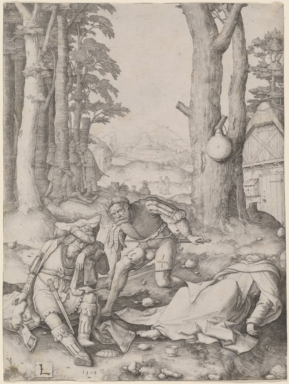 Mahoma y el monje Sergio de Lucas van Leyden