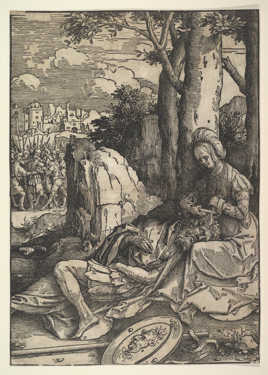 Sansón y Dalila, ca. 1514 de Lucas van Leyden