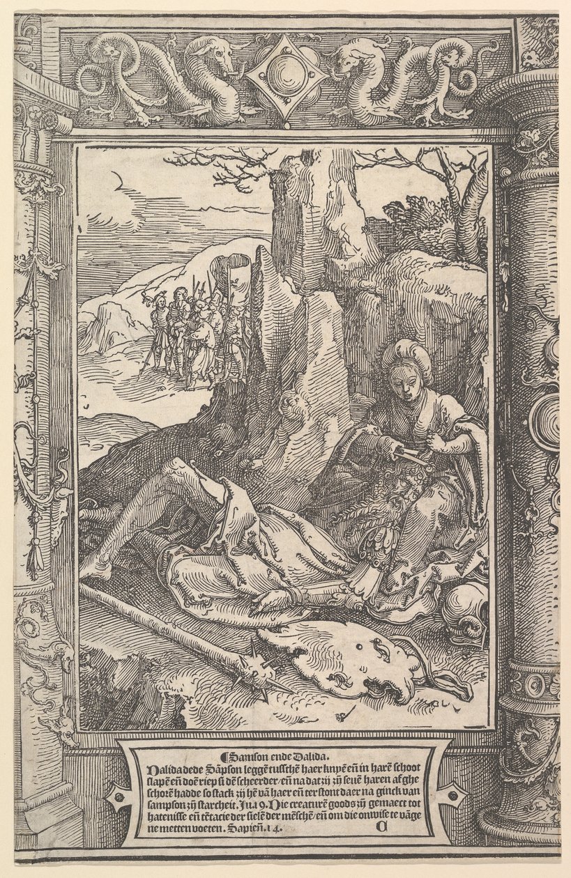 Sansón y Dalila de Lucas van Leyden