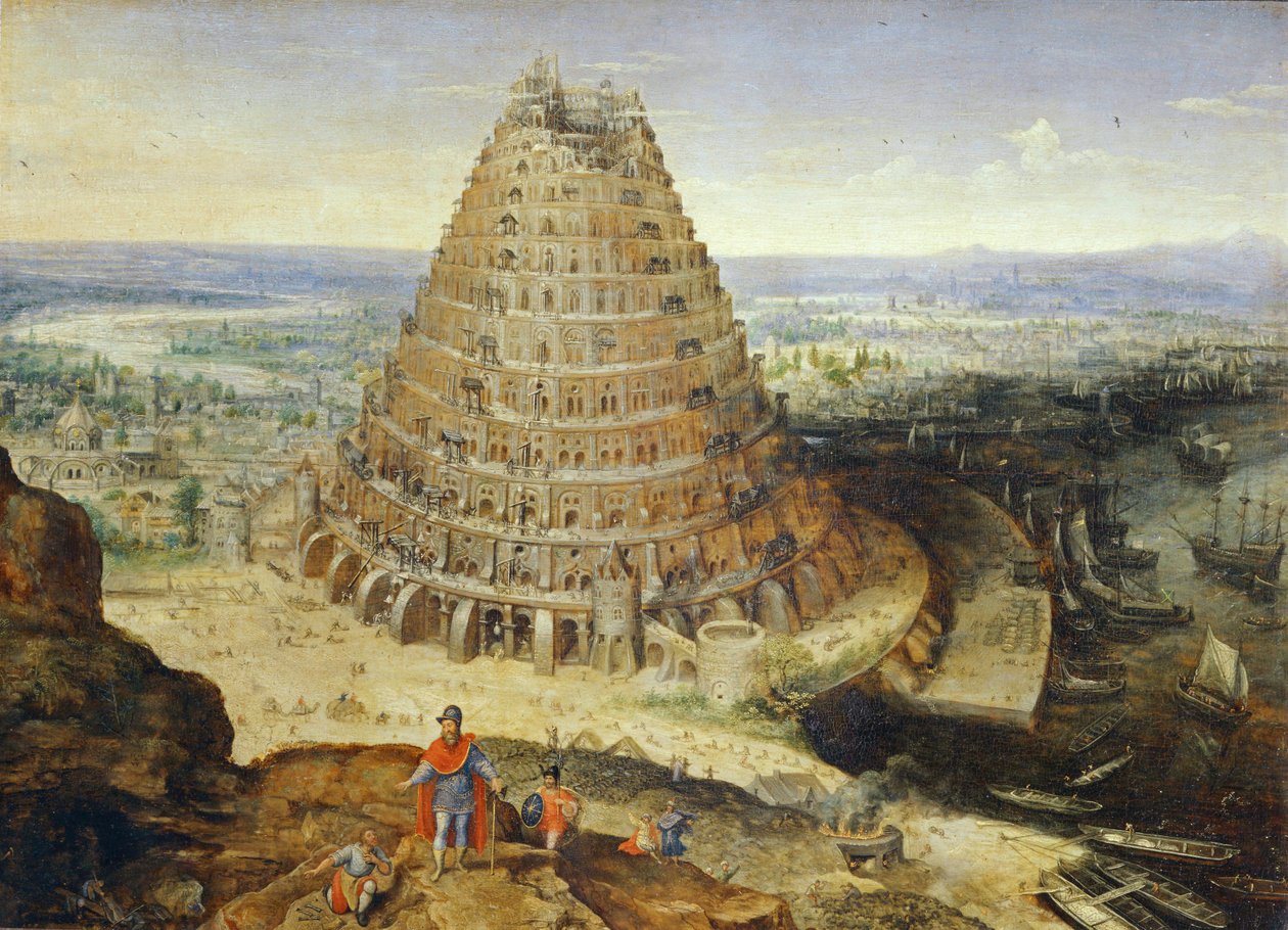 La Torre de Babel ... de Lucas van Valckenborch