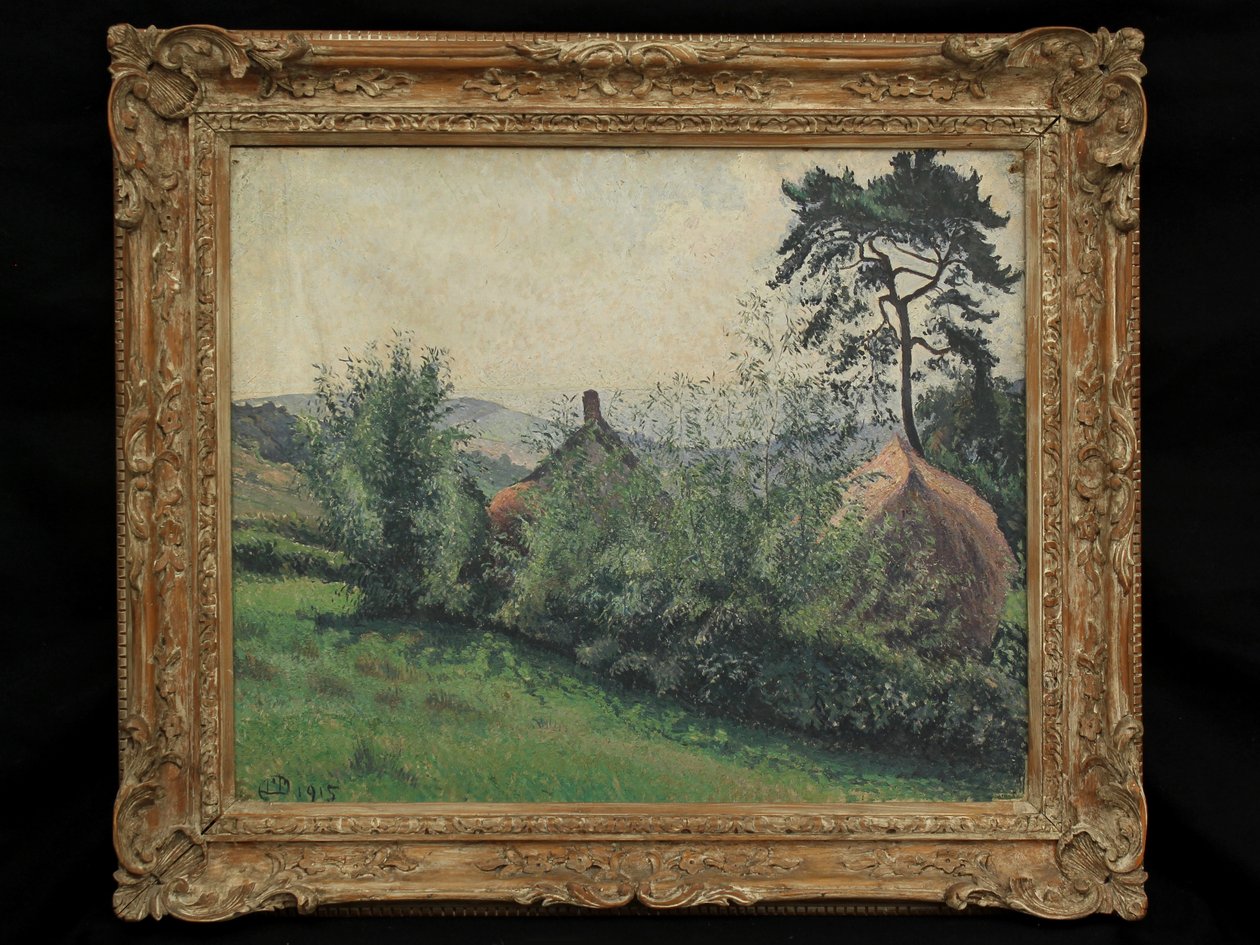Paisaje de Dorset, 1915 de Lucien Pissarro
