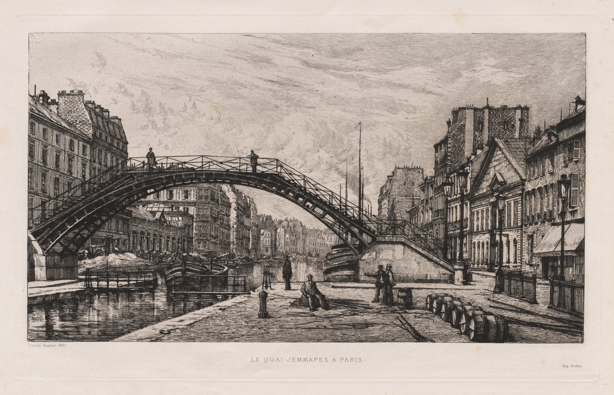 El Quai Jemmapes en París de Lucien Gautier