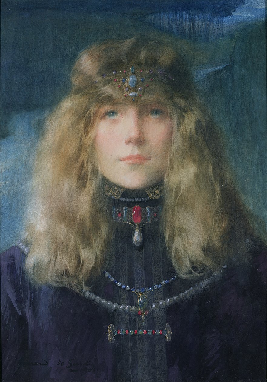 Joven princesa de Lucien Guirand de Scevola