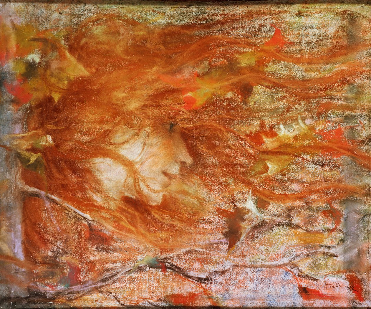 Ráfagas de viento de Lucien Levy Dhurmer