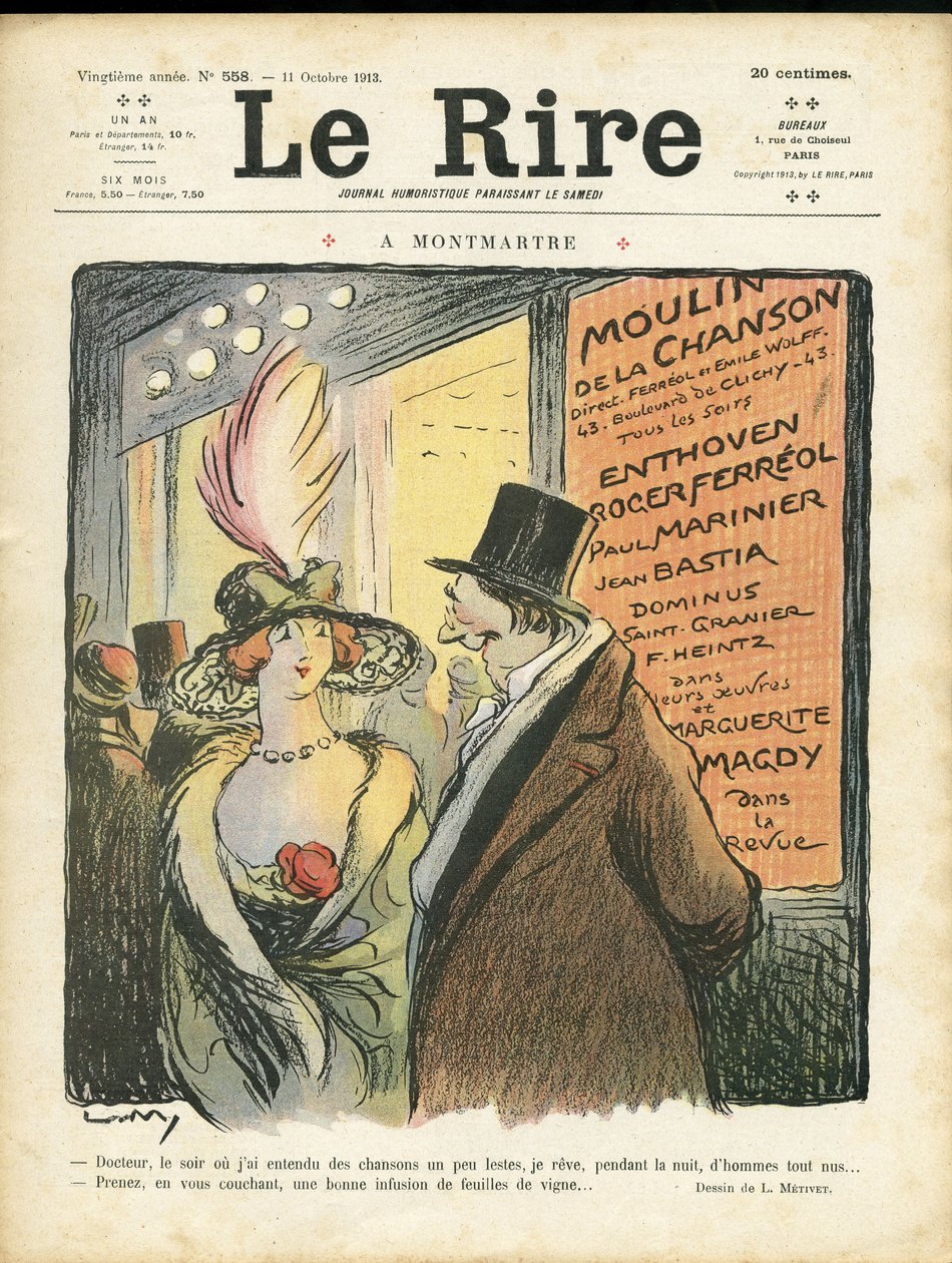 Portada de Le Rire de Lucien Metivet