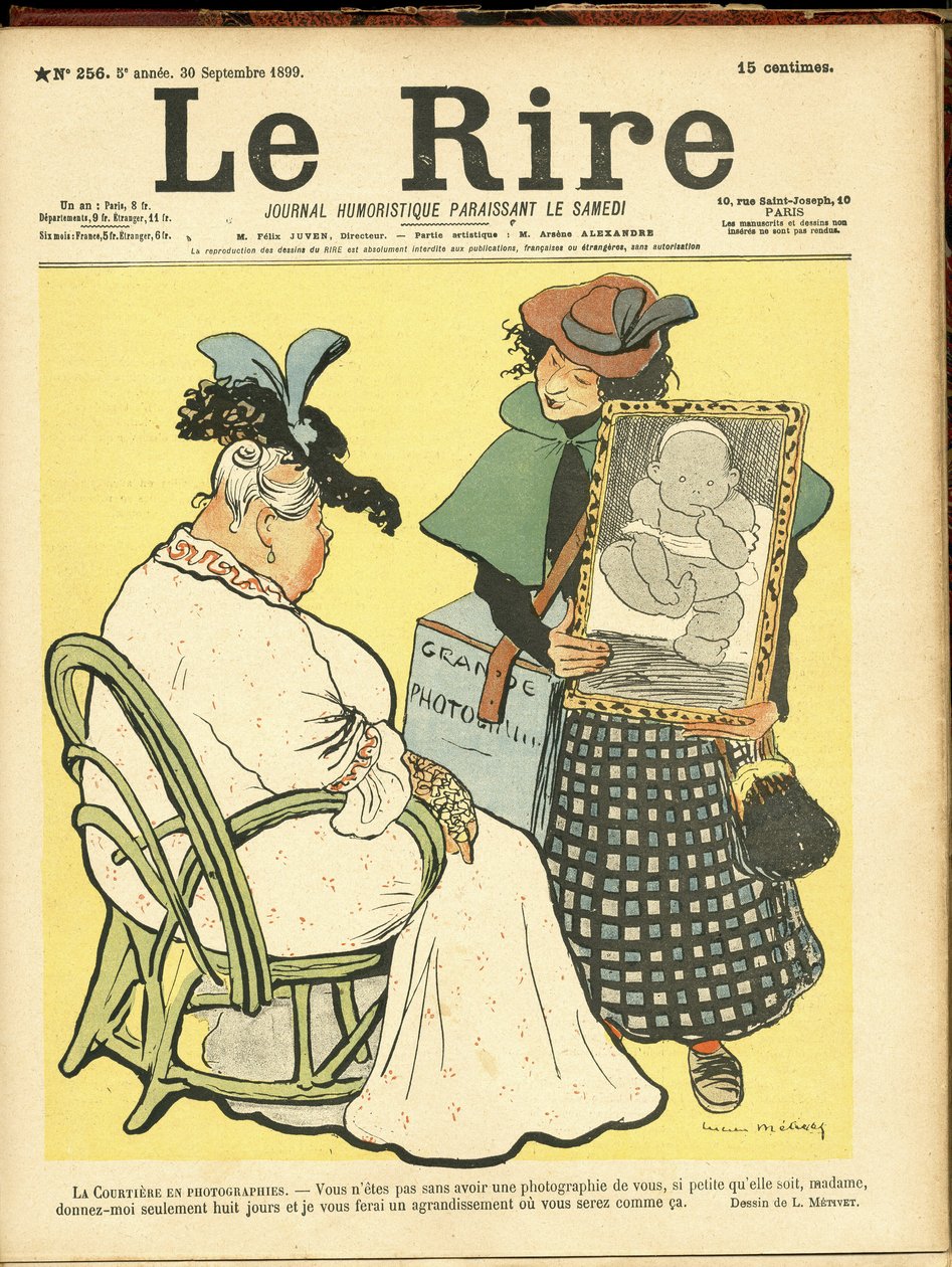 Portada de "Le Rire" de Lucien Metivet