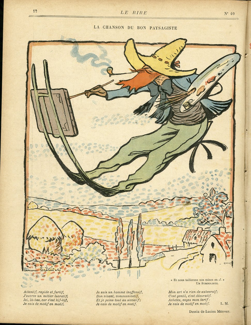 Ilustración en Le Rire de Lucien Metivet