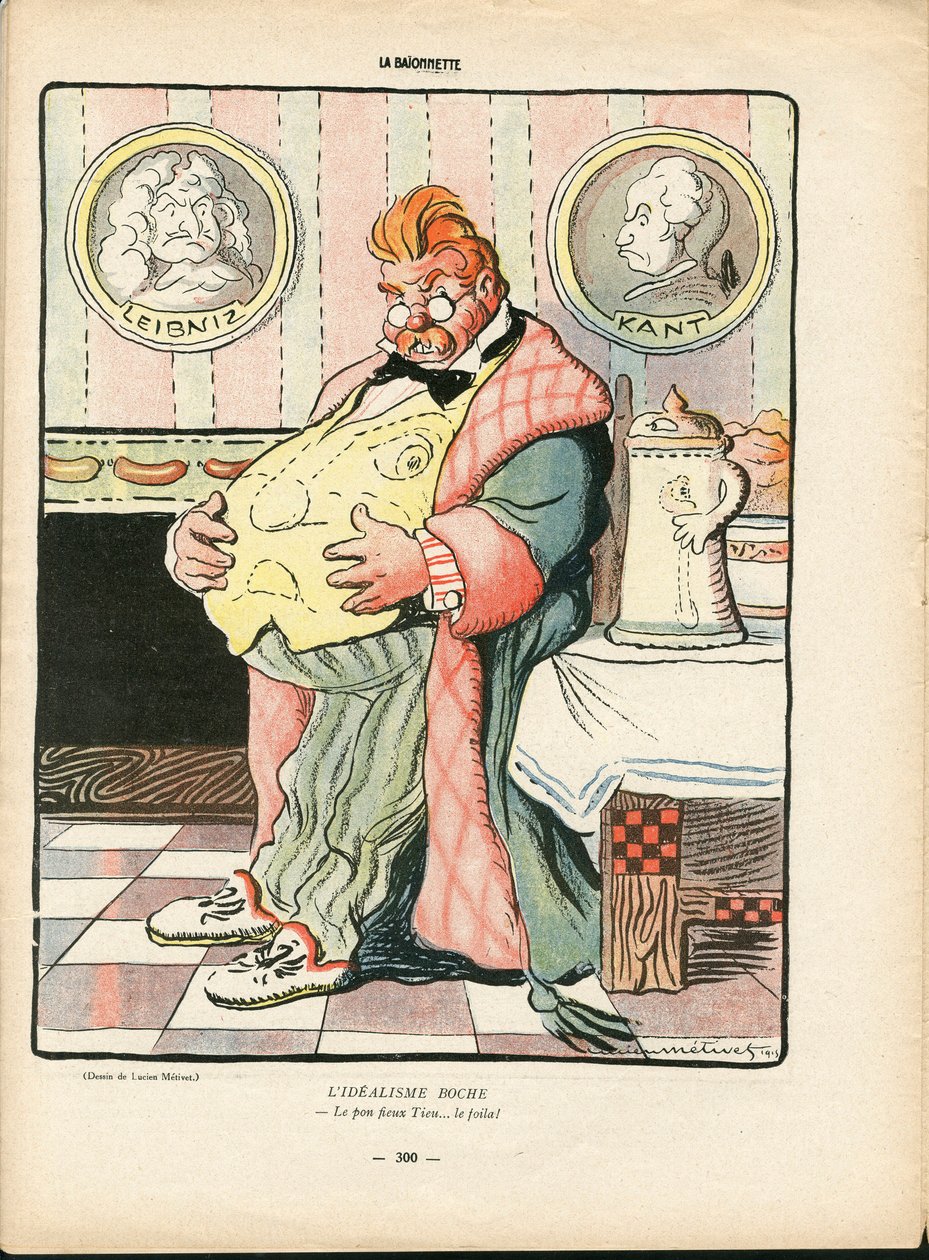 La Baionnette, Satírico en Colores de Lucien Metivet