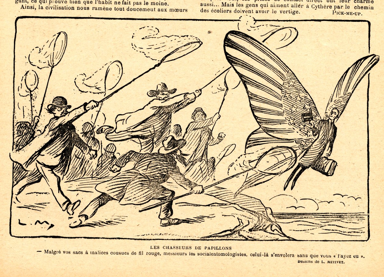 Le Rire rouge, Satírico en N&B de Lucien Metivet