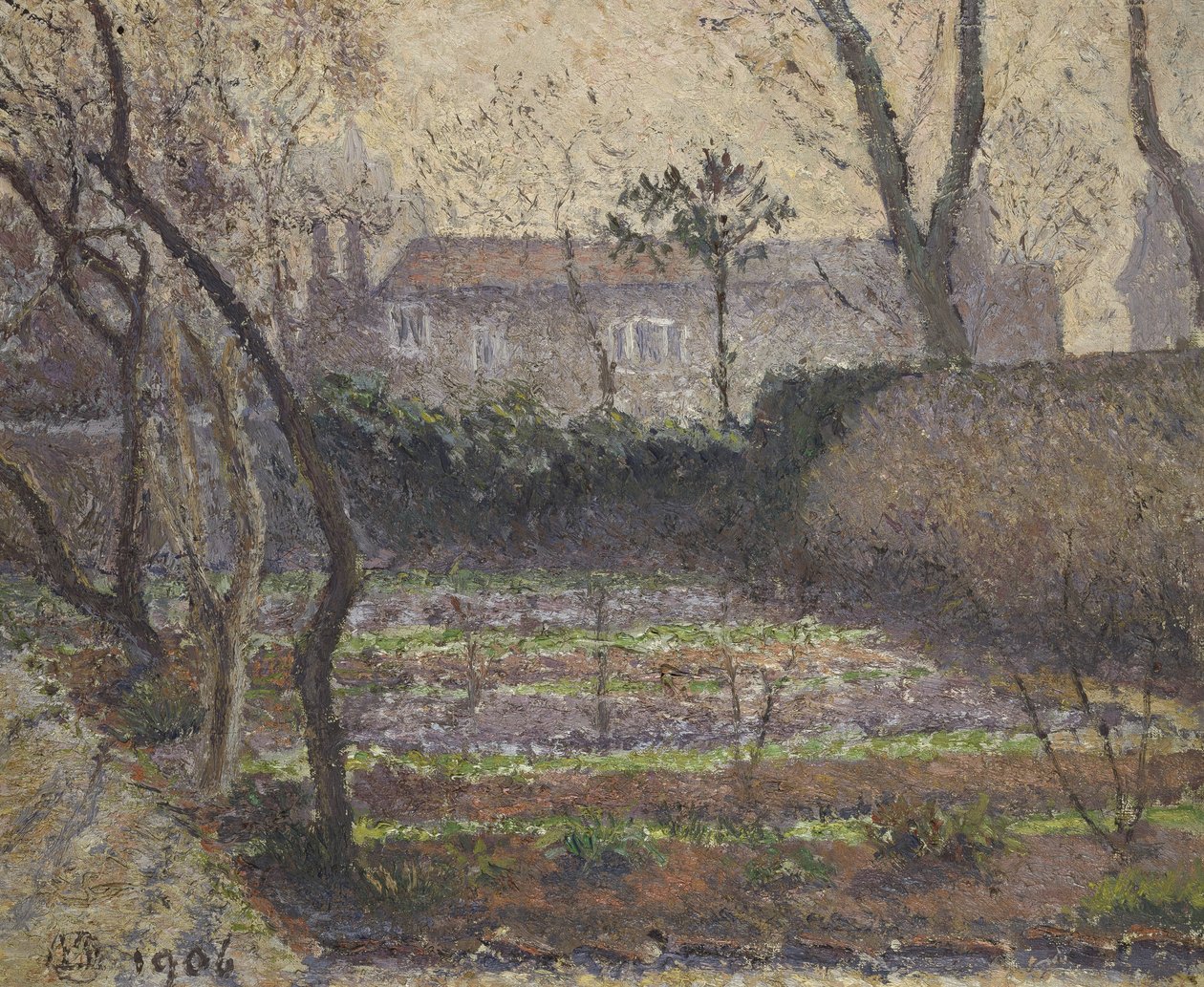 Escarcha, Chiswick, 1906 de Lucien Pissarro