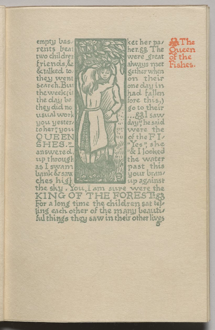 The Queen of the Fishes: Plate 5 de Lucien Pissarro