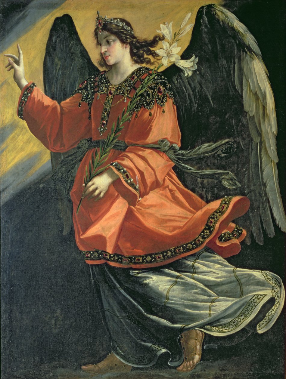 Arcángel Gabriel de la Anunciación de Lucrina Fetti