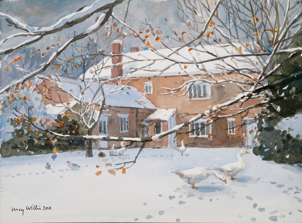 Casa de campo en la nieve, 2011 de Lucy Willis