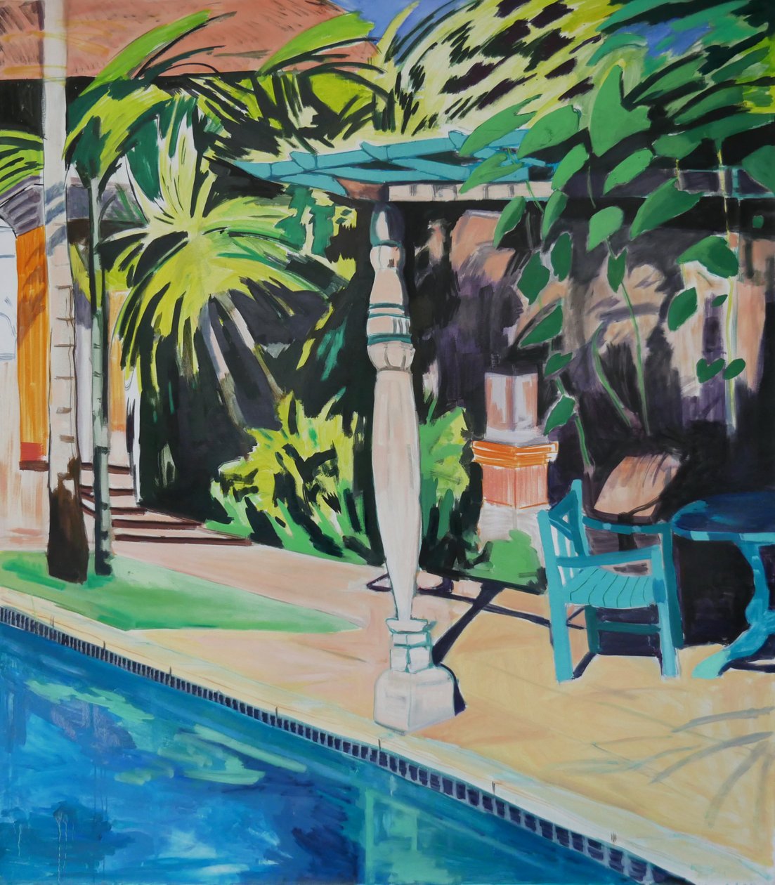 Melocotón, 2021 (óleo sobre lienzo) de Lucy Smallbone