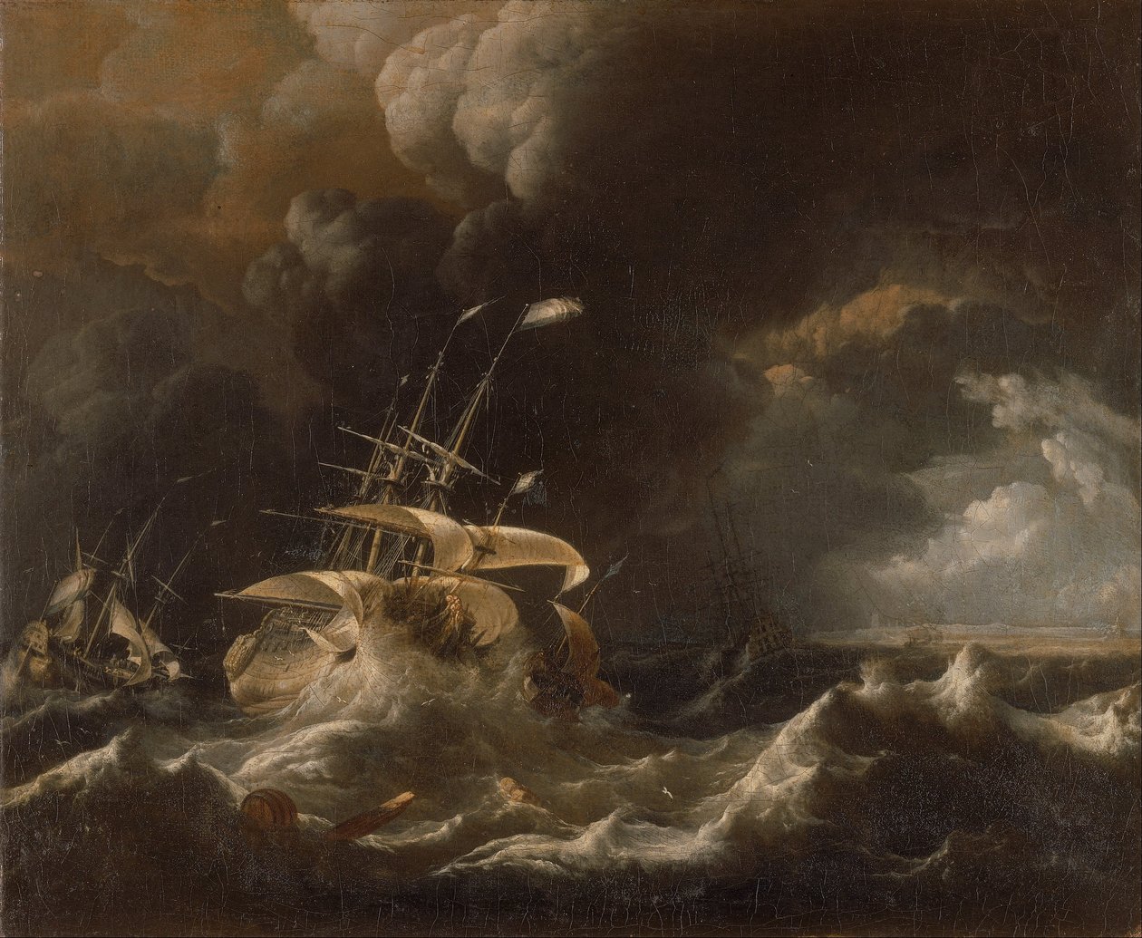 Mercader holandés de Ludolf Bakhuizen