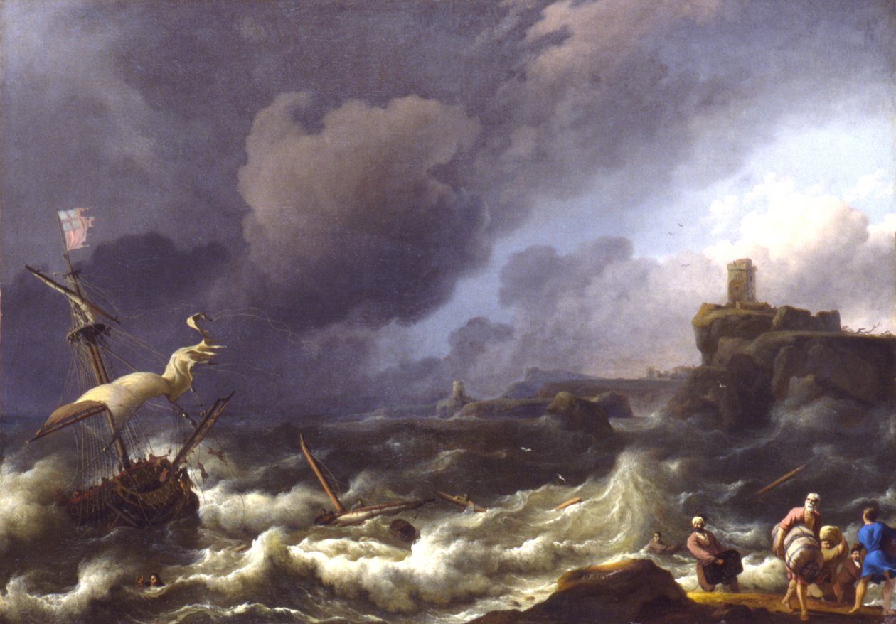 La tormenta de Ludolf Backhuysen