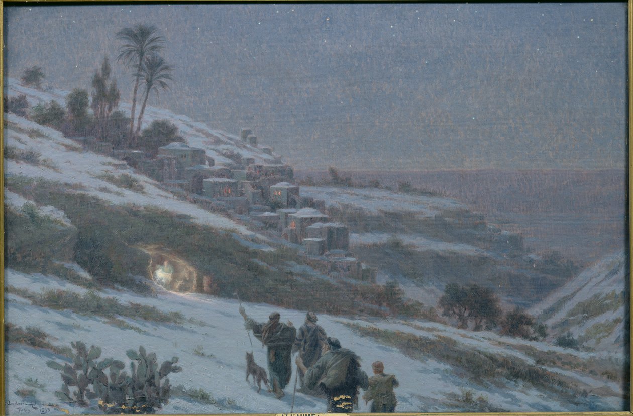 Noche de Navidad en Belén, 1893 de Ludovic Alleaume