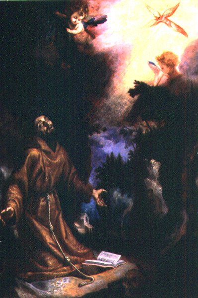 San Francisco recibiendo los estigmas de Ludovico Cardi Cigoli