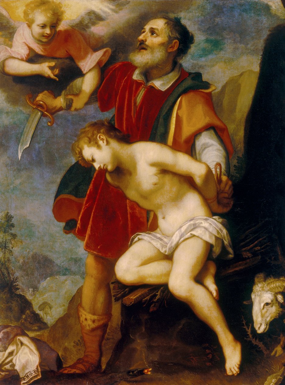 El sacrificio de Isaac de Ludovico Cardi Cigoli