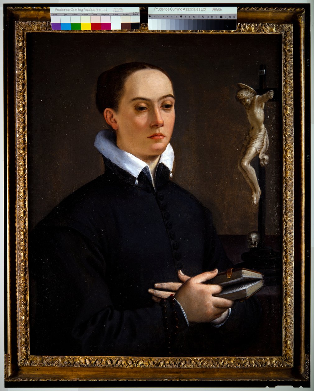 Dama con crucifijo de Ludovico Carracci
