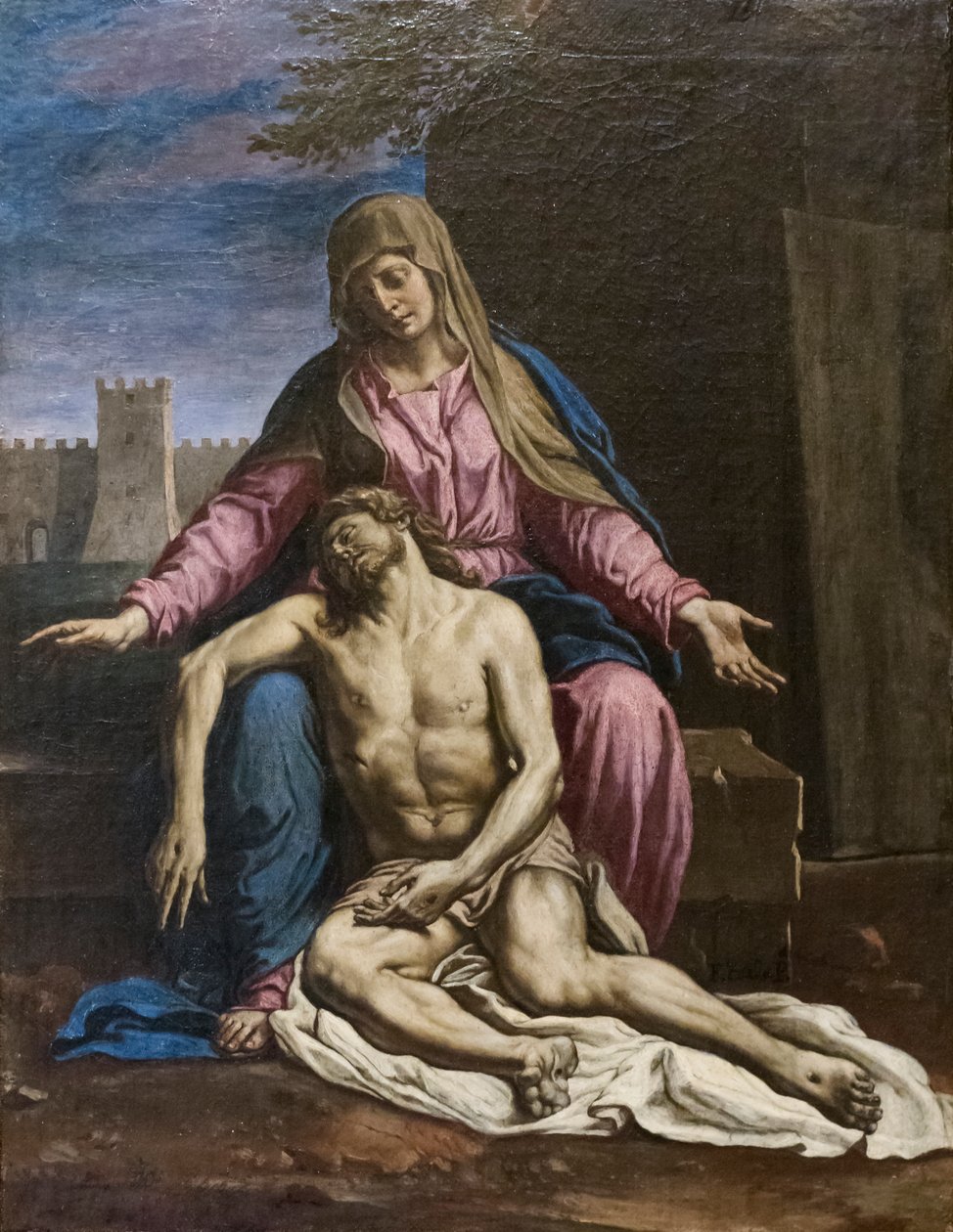 Piedad de Ludovico Carracci
