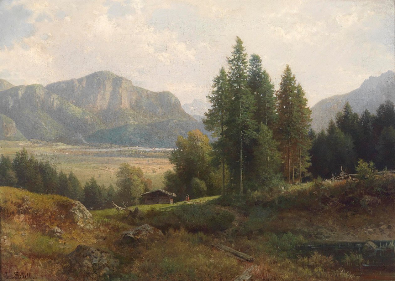 Parte del lago Kochel de Ludwig Sckell